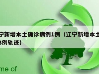 辽宁新增本土确诊病例1例（辽宁新增本土病例3例轨迹）