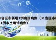 31省区市新增1例确诊病例（31省区市新增1例本土确诊病例）